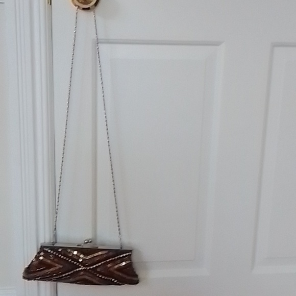 Sequin beaded evening purse - Picture 4 of 4